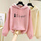 Sweatshirt Women Thick Student Korean Loose Round-Neck Hooded Long Sleeved Plus Size Outerwear