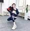 Img 8 - Thin Women Student Casual Korean Trendy Loose Sweatshirt Slim-Fit Pants Two-Piece Sets