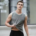 Img 10 - Ice Silk Tank Top Men Thin Mesh Breathable Quick-Drying Sporty Outdoor Sleeveless T-Shirt Summer Tank Top