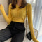 Img 9 - Popular Slimming Tops Long Sleeved Knitted Short Women Western Sweater