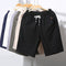 Img 2 - Shorts Men Pants Summer Casual Cotton Blend Loose Korean Bermuda Beach Bermuda Shorts