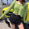 Img 3 - Creative Sunscreen Bare Belly Matching Knitted Cardigan Women Trendy Sweater