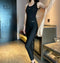Img 1 - Aid In Sweating Pants Aid Reduce-Belly Women Slimming High Waist Hip Flattering Jogging Yoga Ankle-Length Pants