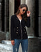 Img 7 - Women Popular Solid Colored St Collar Zipper Button Jacket