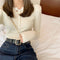 Img 12 - Popular Slimming Tops Long Sleeved Knitted Short Women Western Sweater