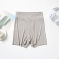 Img 7 - Safety Pants Women Two-In-One Non Folded High Waist Plus Size Reduce-Belly Fitted Shorts Summer Anti-Exposed Thin