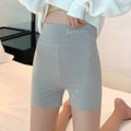 Img 4 - Safety Pants Women Two-In-One Non Folded High Waist Plus Size Reduce-Belly Fitted Shorts Summer Anti-Exposed Thin