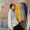 Img 1 - chicSweatshirt Women Korean Loose ulzzangTops Long Sleeved Thin Popular Casual Hoodies