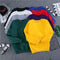 Img 2 - Solid Colored Round-Neck Sweatshirt Loose Thick Long Sleeved T-Shirt Couple Minimalist Undershirt
