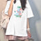 Img 8 - insWomen Short Sleeve T-Shirt Summer Korean Harajuku BF Student Loose Half Sleeved Tops T-Shirt