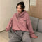 IMG 122 of chicSweatshirt Women Korean Loose ulzzangTops Long Sleeved Thin Popular Casual Hoodies Outerwear