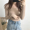 Img 7 - Fitted Stretchable Women Korean All-Matching Slimming Long Sleeved Sweater