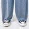 Img 7 - Floor Length Women Korean High Waist Loose Thin Slimming Cozy Ice Silk Wide Leg Pants