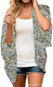 insPopular Chiffon Beach Digital Printed Cardigan Sunscreen Outerwear