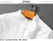 Img 4 - Summer Stand Collar Mid-Length Shirt Solid Colored Minimalist Men Loose Plus Size Three-Quarter Length Sleeves Men Shirt