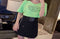 IMG 111 of T-Shirt Women Short Sleeve Niche Trendy V-Neck Bare Back Plus Size Tops ins T-Shirt