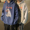 Img 2 - Animation Hooded Sweatshirt Tops Loose Student Couple