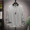 Sweatshirt Long Sleeved Round-Neck Trendy Stylish Cotton Matching Tops Outerwear