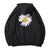 Img 5 - Daisy Sweatshirt insLoose Hooded Trendy All-Matching Couple Outdoor