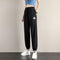 Img 7 -Sport Pants Women Daisy Ice Silk Lantern Loose Jogger Embroidered Flower Casual Drape Anti Mosquito Cool Pants