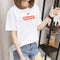 IMG 104 of Summer Korean Short Sleeve Round-Neck Couple T-Shirt Student Tops Undershirt T-Shirt
