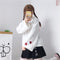 IMG 109 of Japanese Mori Girls Adorable Embroidered Flower Hooded Fringe Embroidery Thick Teens Sweatshirt Outerwear