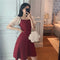 Img 6 - Dress Women Korean Gentle Elegant Slim Look A-Line Summer Fairy Chiffon Dress