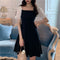 Img 7 - Dress Women Korean Gentle Elegant Slim Look A-Line Summer Fairy Chiffon Dress