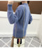 IMG 112 of Sweater Undershirt Women Korean Solid Colored Half-Height Collar Long Sleeved Loose Tops Outerwear