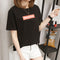 IMG 105 of Summer Korean Short Sleeve Round-Neck Couple T-Shirt Student Tops Undershirt T-Shirt