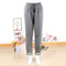 Img 2 - Women Cotton Casual Carrot Sporty Loose Straight Jogger Black Sweatshirt Pants