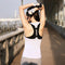 Yoga Tank Top Women Stretchable Quick Dry Slim Look Sporty Jogging Fitness T-Shirt Activewear