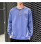 IMG 113 of Long Sleeved Sweatshirt Embroidered Flower Tops Round-Neck T-Shirt Undershirt Outerwear