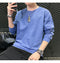 IMG 117 of Long Sleeved Sweatshirt Embroidered Flower Tops Round-Neck T-Shirt Undershirt Outerwear