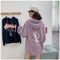 IMG 114 of Hooded Japanese Street Style Hip-Hop Alphabets Printed Loose Student Young Sweatshirt Women Outerwear