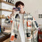 Img 8 - Japanese Hong Kong Men Long Sleeved Shirt Slim Look Casual Printed Men Shirt