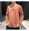 IMG 119 of Long Sleeved Sweatshirt Embroidered Flower Tops Round-Neck T-Shirt Undershirt Outerwear