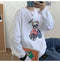 IMG 123 of insCartoon Long Sleeved T-Shirt Loose Couple All-Matching Trendy Outdoor Sweatshirt T-Shirt