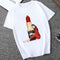 Img 3 - Popular Red Lips Personality Printed Trendy Sexy T-Shirt Women Summer Short Sleeve Round-Neck Undershirt