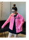 IMG 112 of Denim Short Women bfJacket Loose Casual Personality Trendy Alphabets Embroidery Tops Outerwear