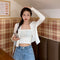 IMG 122 of Sets Women Summer Petite Western Under Strap Knitted Cardigan Two-Piece Outerwear