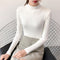 IMG 107 of Trendy Elegant V-Neck Tops Undershirt Sweater Women Loose Casual Long Sleeved Lazy Outerwear