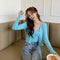 IMG 110 of Sets Women Summer Petite Western Under Strap Knitted Cardigan Two-Piece Outerwear