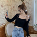 IMG 115 of Sets Women Summer Petite Western Under Strap Knitted Cardigan Two-Piece Outerwear