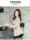 IMG 115 of Short Windbreaker Women Korean Petite Slim Look Thin Lantern Sleeve Jacket Outerwear