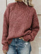 Img 6 - Europe Sweater Women High Collar Knitted Tops Pullover