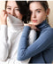 IMG 105 of Sweater All-Matching Turtleneck Women High Collar Solid Colored Warm Slim Look Undershirt Outerwear