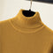 IMG 110 of Fitting High Collar Sweater Women Under Undershirt Long Sleeved Warm Slim Look Solid Colored Outerwear