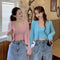 IMG 105 of Sets Women Summer Petite Western Under Strap Knitted Cardigan Two-Piece Outerwear