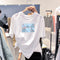 Hong Kong T-Shirt Short Sleeve Women Summer Loose Harajuku BF Student Tops T-Shirt